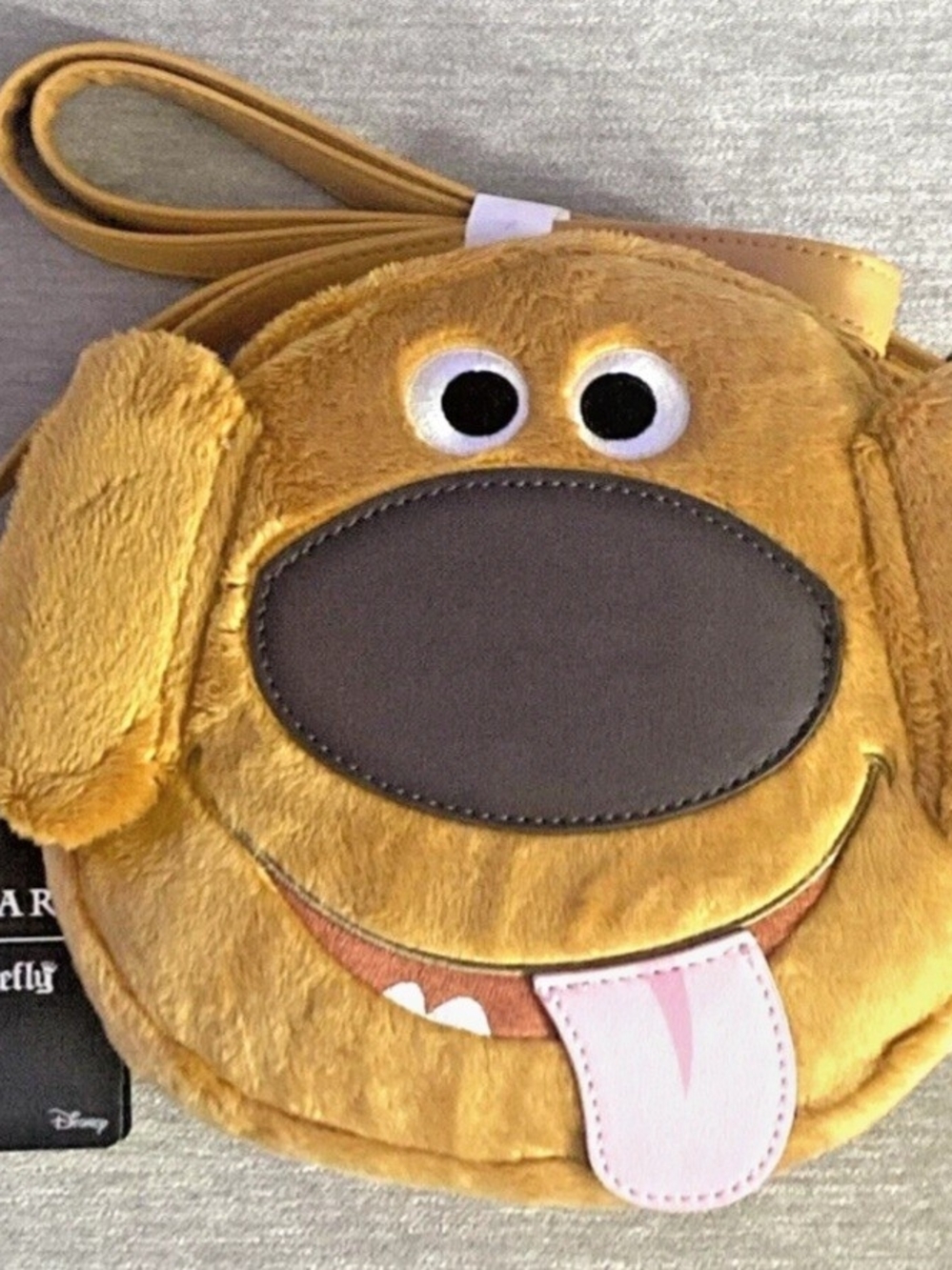 Loungefly Disney Pixar Up Movie Dug Plush Crossbody Bag Purse NEW